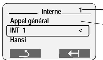 GIGASET lave784015 - Modifier le numéro interne d'un combiné - 1