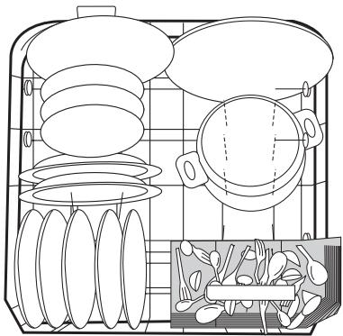 AEG F 40760 - Disposer de la vaiselle (casseroles,grandes assietes) - 1