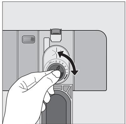 AEG F 40760 - Régler la dose de produit de rinceage - 2