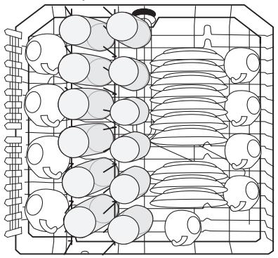 AEG F 40760 - Panier supérieur - 1