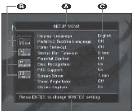 HARMAN KARDON DVD47 - Fonctions de base du menu OSD - 1