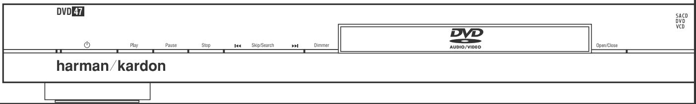 HARMAN KARDON DVD47 - DVD 47 Lecteur de DVD - 1