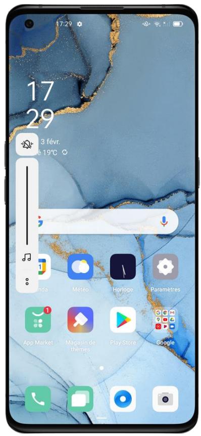 OPPO NUSFINDX3PRO - Boutons de contrôle du volume - 1