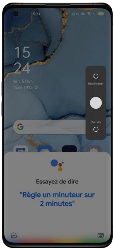OPPO NUSFINDX3PRO - Redémarrez ou éteignez votre téléphone - 1