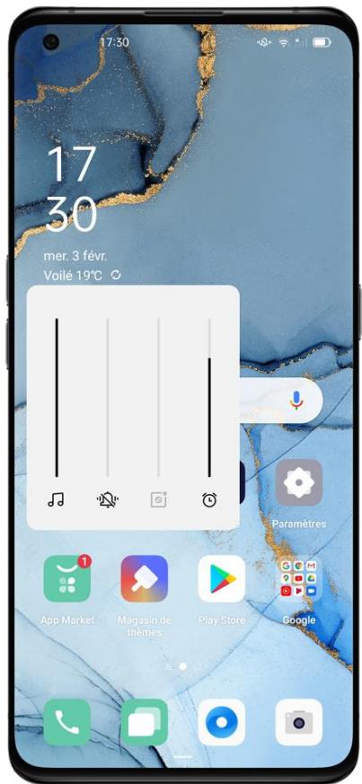 OPPO NUSFINDX3PRO - Boutons de contrôle du volume - 2