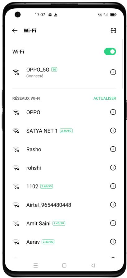 OPPO NUSFINDX3PRO - Connexion wi-fi - 1