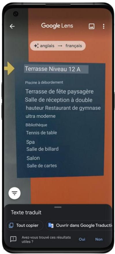 OPPO NUSFINDX3PRO - La traduction à trois doigts par google lens - 1