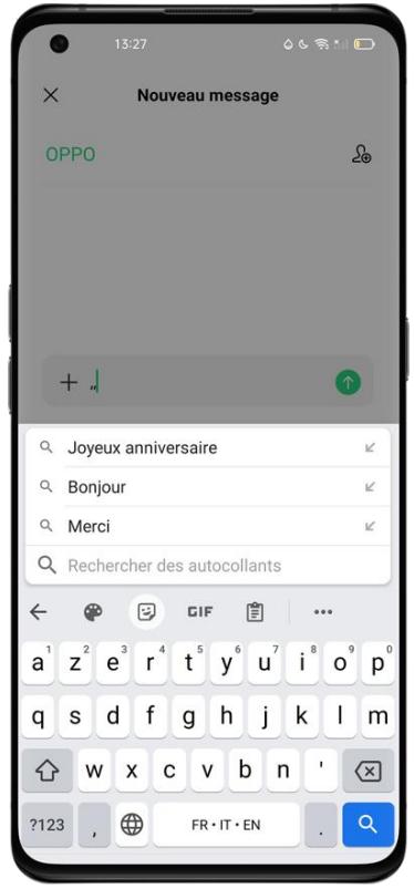 OPPO NUSFINDX3PRO - Émojis et autocollants de type - 1