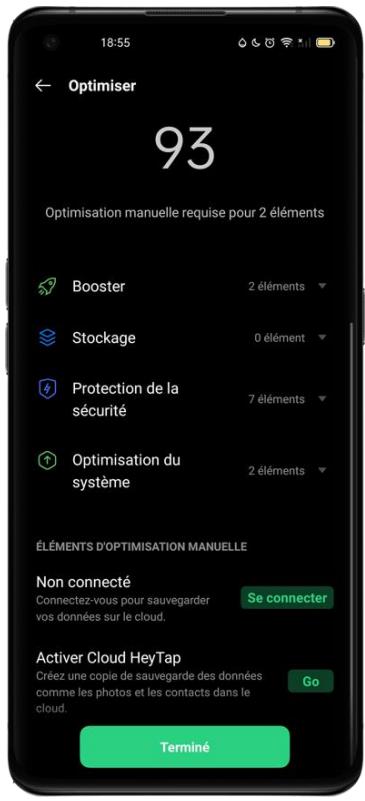 OPPO NUSFINDX3PRO - Nettoyage du stockage - 1