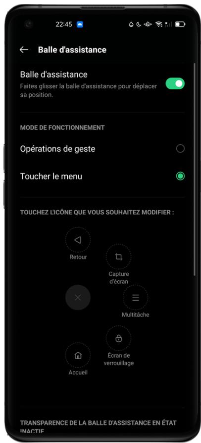 OPPO NUSFINDX3PRO - Menu appuyez - 1