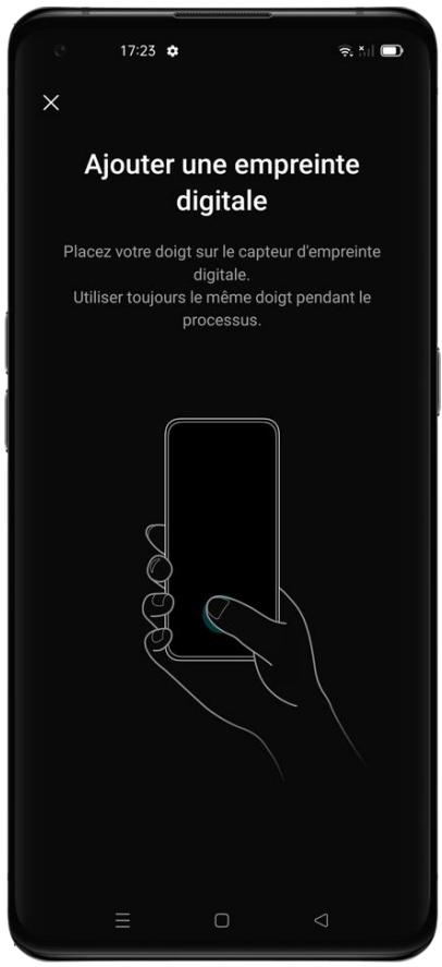 OPPO NUSFINDX3PRO - Empreinte digitale - 1