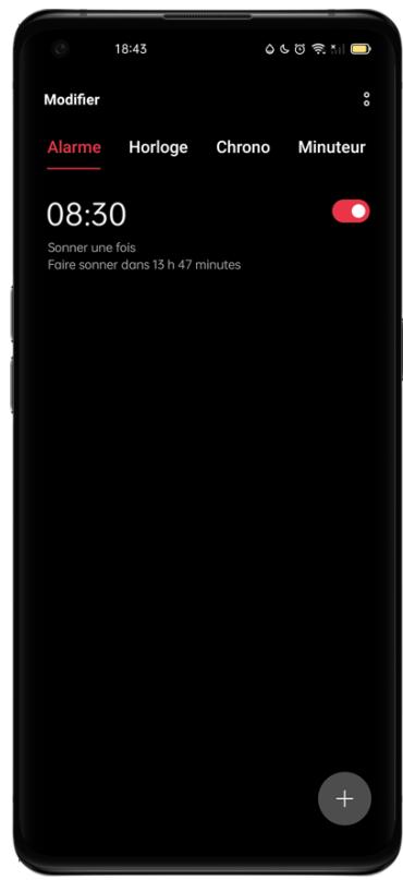 OPPO NUSFINDX3PRO - Créer un réveil - 1