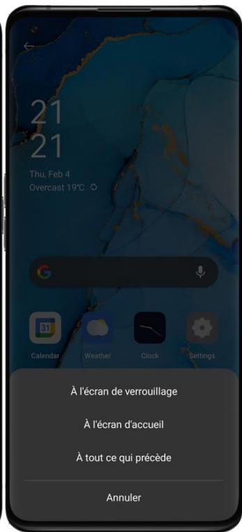 OPPO NUSFINDX3PRO - Changer le fond d'écran - 2