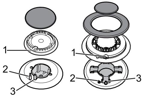 SMEG BG91CTNY-1 - Position correcte des couronnés et des chapeaux - 1