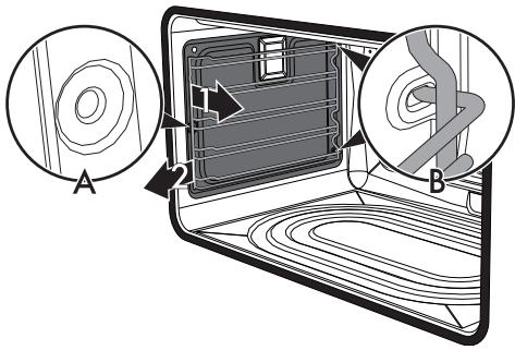 SMEG BG91CTNY-1 - Démontage des panneaux autonettoyants et des supports des grilles/leschefrites (sur certains modèles uniquement) - 1