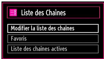 WESTLINE WL32HD11 - Gestion des chaînes : Listes des chaînes - 1