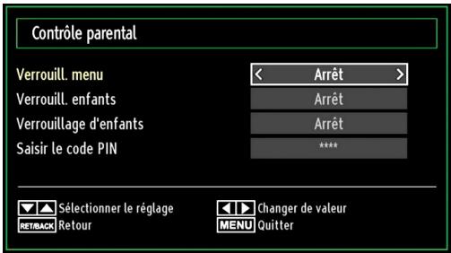 WESTLINE WL32HD11 - Contrôle parental - 2