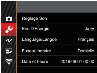 KODAK WPZ2 - Menu configuration - 1