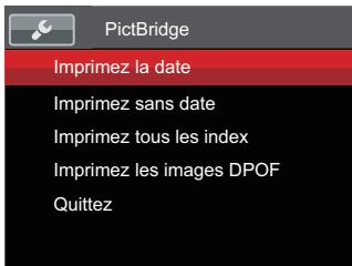 KODAK WPZ2 - Utilisation du menu pictbridge - 1