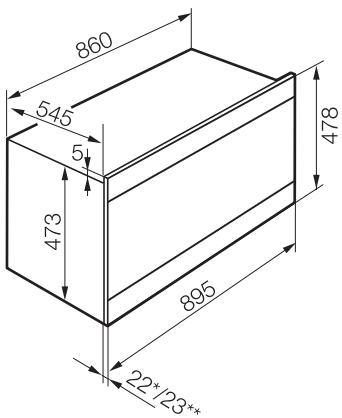 MIELE H5981BP - Encastrement dans un meuble bas - 5
