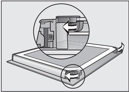 MIELE H5981BP - Désassembler la porte - 1