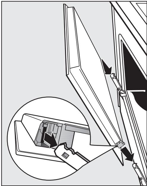 MIELE H5981BP - Remetre la porte - 1