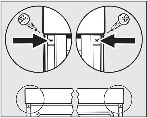 MIELE H5981BP - Dimensions détaillées de la façade - 5