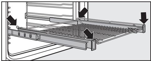MIELE H5981BP - Rails coulissants FlexiClips - 3