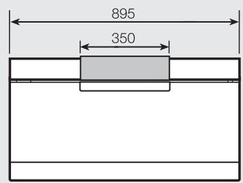 MIELE H5981BP - Dimensions détaillées de la façade - 2