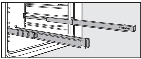 MIELE H5981BP - Rails coulissants FlexiClips - 1