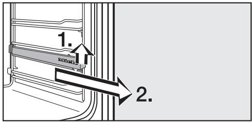 MIELE H5981BP - Repositionner les rails coulissants FlexiClips - 1