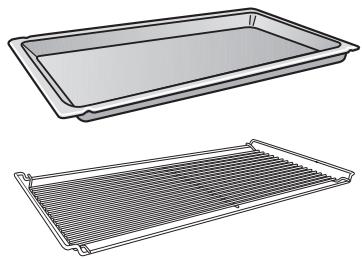 MIELE H5981BP - Plat universal, plateau multi-uses et grille avec butée de sécurité - 1