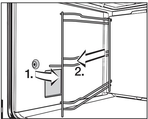 MIELE H5981BP - Démontage des grilles-support - 1