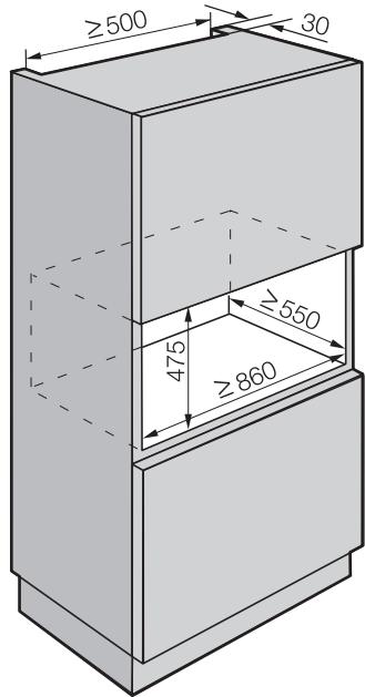 MIELE H5981BP - Encastrement dans un meuble bas - 4