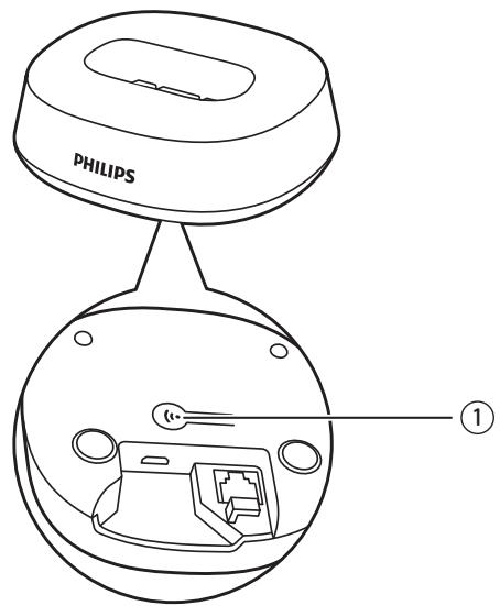 PHILIPS D146 DUO REP WHITE - Présentation de la base - 1