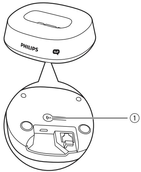 PHILIPS D146 DUO REP WHITE - Présentation de la base - 2