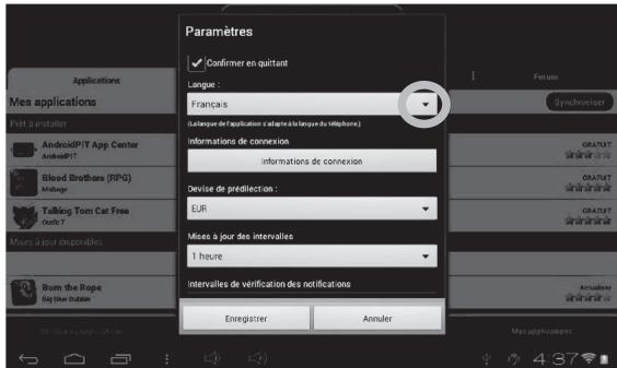 LEXIBOOK MFC375FRY - - Changer la langue du Lexibook® Market - 2