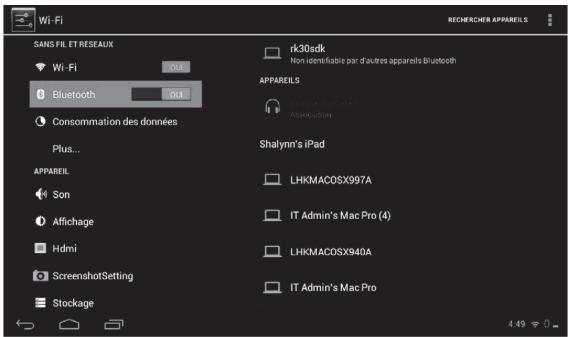 LEXIBOOK MFC375FRY - Comment activer le Bluetooth® de la tablette - 8