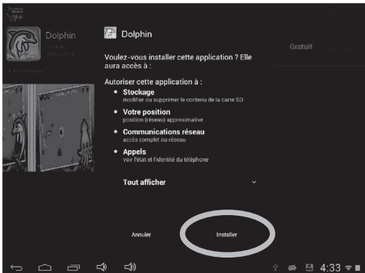 LEXIBOOK MFC375FRY - - Installer une application sur la tablette - 1