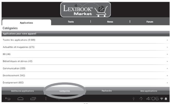 LEXIBOOK MFC375FRY - - Rechercher des applications sur le Lexibook® Market - 1
