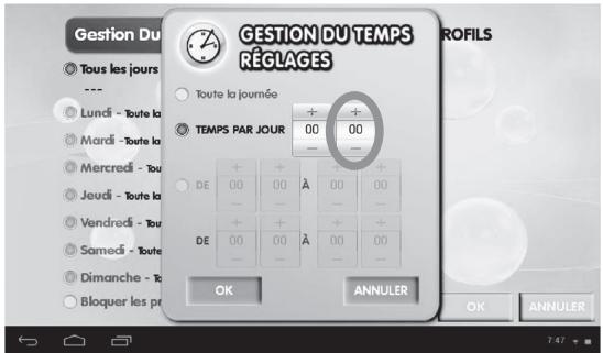 LEXIBOOK MFC375FRY - Temps par jour - 3