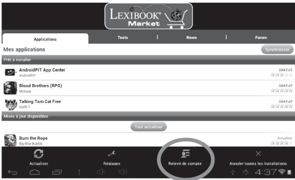 LEXIBOOK MFC375FRY - - Creer un compte Lexibook® Market - 2