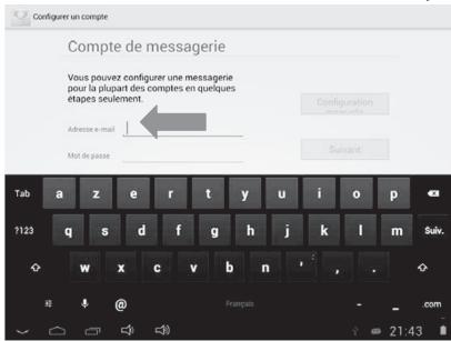 LEXIBOOK MFC375FRY - Faire apparaitre le clavier - 1