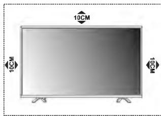 BRANDT B4300UHD 4K - Positionner te telsviseur - 1