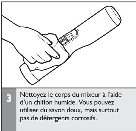 KITCHENAID 5KHB3581ECA - Nettoyage du mixeur plongeant - 3