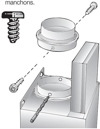 NEFF D69557NO - Branchement du conduit d'évacuation  120 mm: - 1