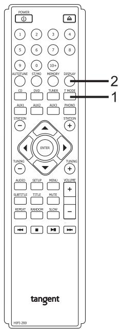TANGENT TNR 200 NOIR - RDS et FM/AM - 2