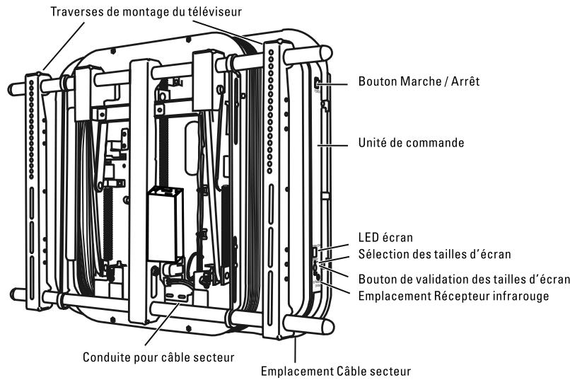 HAMA X-ARM NOIR - X-armTM (face avant) - 1