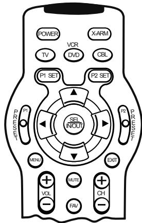 HAMA X-ARM NOIR - Voici comment programmer la télécommande universelle sur votre lecteur de DVD : - 1
