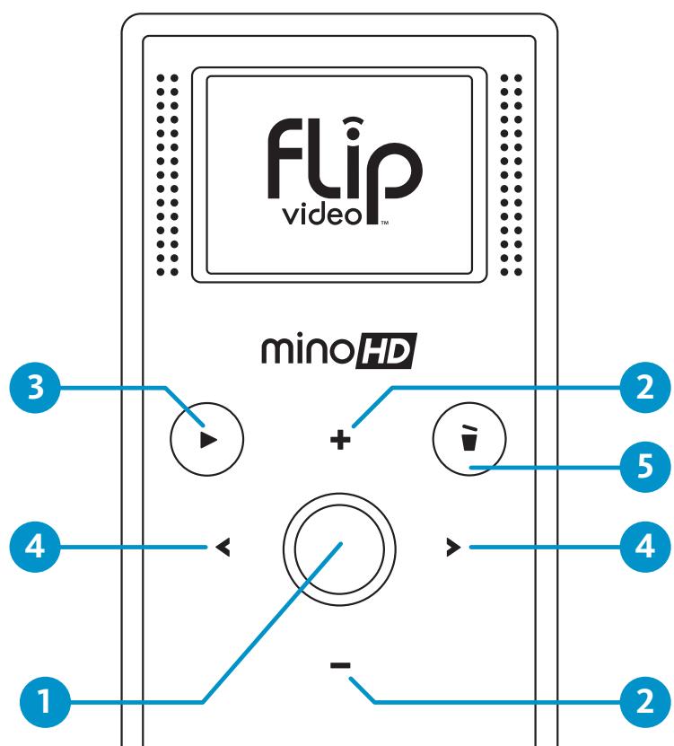 FLIP MINO HD CHROME - Effacement des videos - 1